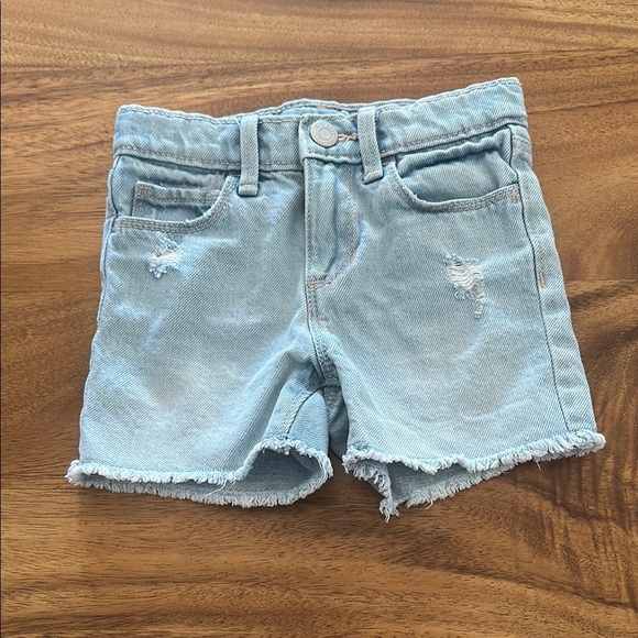 Old Navy Blue Distressed Denim Shorts - Picture 1 of 6